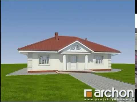 Dom pod jarząbem. ARCHON+ Projekty domów, www.archon.pl