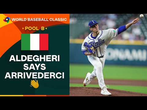SAM IS STELLAR! Sam Aldegheri strikes out 8 for Team Italy! 🇮🇹 | 2026 World Baseball Classic