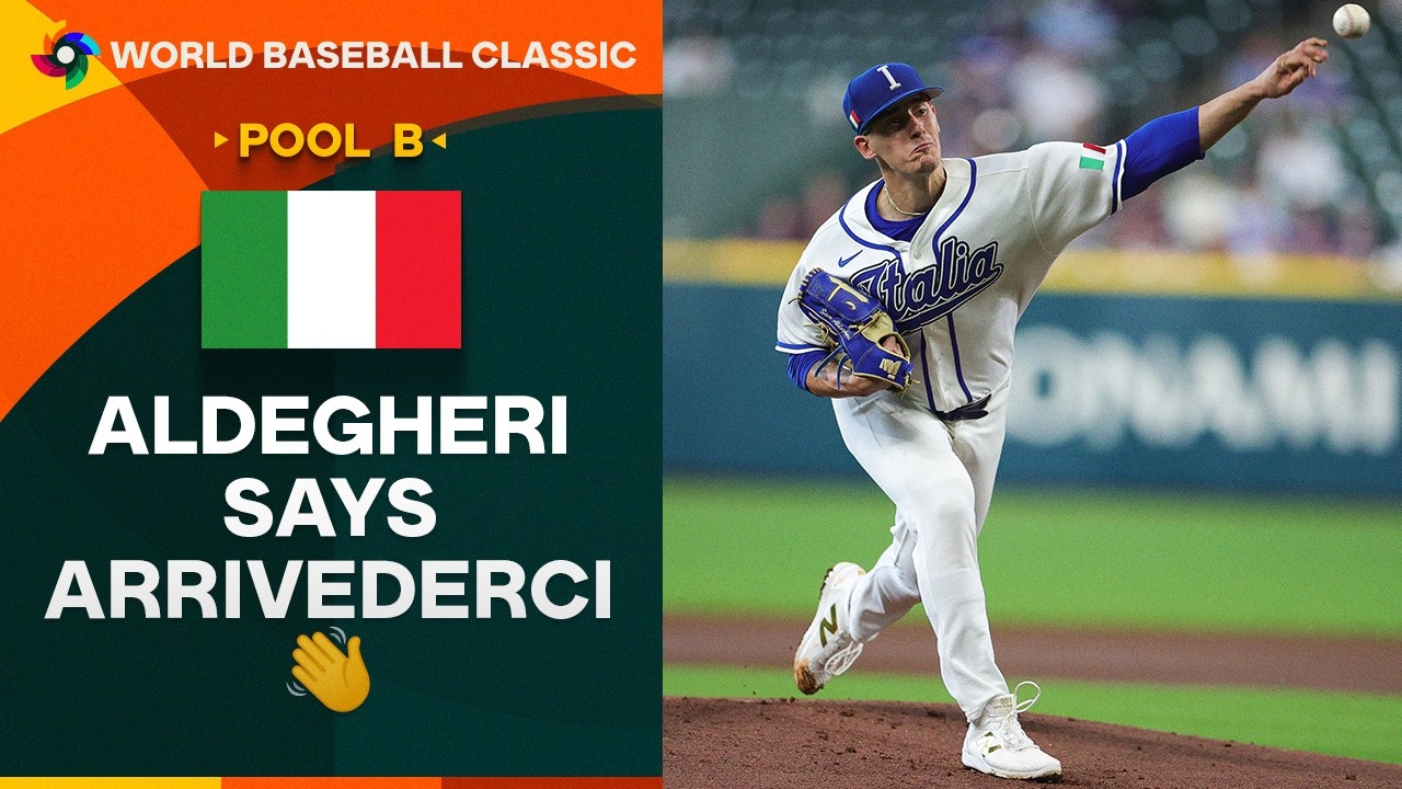 SAM IS STELLAR! Sam Aldegheri strikes out 8 for Team Italy! 🇮🇹 | 2026 World Baseball Classic