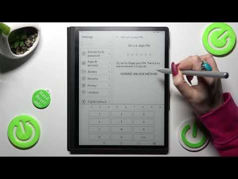 How to Manage Lock Screen Password Settings in Huawei MatePad Paper - Add Screen Lock