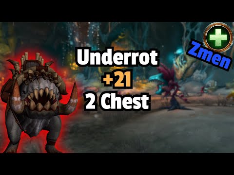 +21 Underrot 2 CHEST!? Resto Shaman PoV