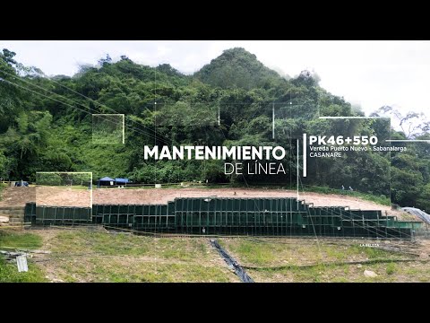 Mantenimiento de línea en el PK 46+550