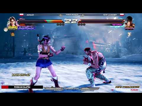 Tekken 7: Azalez [Julia] vs TeyF | Lakomy [Law] - Polish Clutch aka Sunday Mashers 25.04.2021