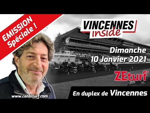 Partie 2 - Vincennes Inside - Le Plateau WE, Pronostics en direct Dimanche 10 Janv. 2021