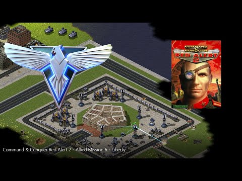 C&C: Red Alert 2 - Allied Mission 6: Liberty - Hard Difficulty - 4K