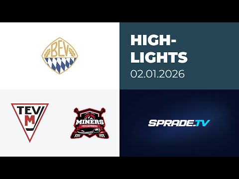 02.01.2026 - Highlights - TEV Miesbach vs. Peißenberg Miners