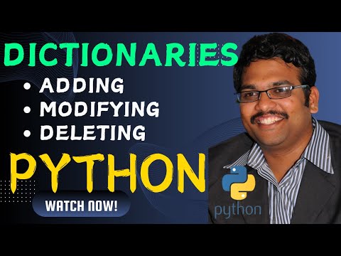 Dictionariesadditionmodifydelete Python Programming