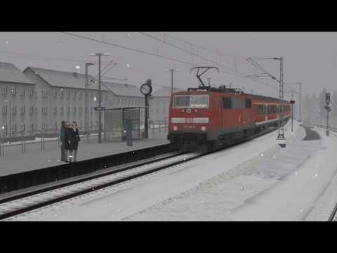 BR 111 mit Wittenberger Steuerwagen