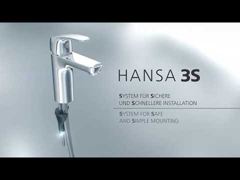 Hansa Electra - Termostatická elektronická umyvadlová baterie, síťové napájení, Bluetooth, chrom 93602009
