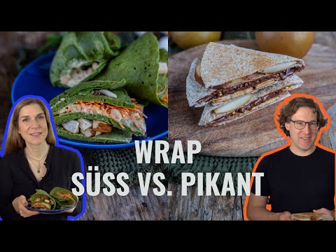 Wrap Challenge - Tortilla Wrap Hack süss vs. pikant