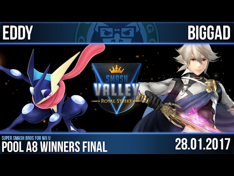 SV - Eddy (Greninja) Vs. Biggad (Corrin) - Pool A8 Winners Final - Smash 4 Singles