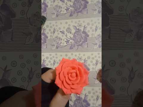 DIY flower 🌹#clayart#art#youtubeshorts#shorts#tranding#viral#flowers.