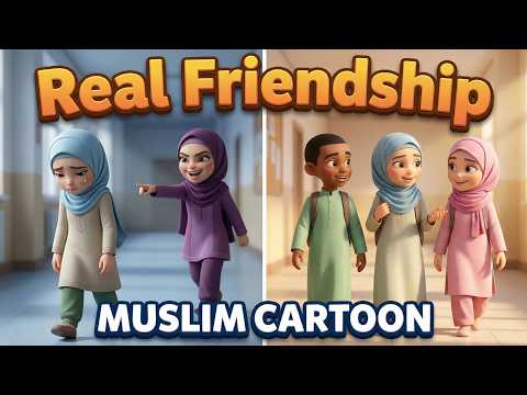Real Friendship | Musa & Amina | Islamic Cartoon