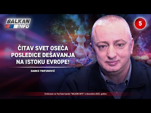 INTERVJU: Darko Trifunović - Čitav svet oseća posledice dešavanja na istoku Evrope! (27.12.2022)