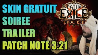 Path of Exile 3.21 CruciNle : SKIN GRATUIT et soirée teaser + Patch note !! Tuto Drop Twitch !