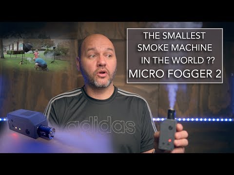 Micro Fogger 2 smallest smoke machine ever?? Every photographer needs one!