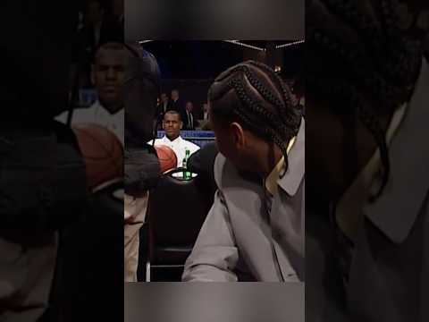 LeBron & Carmelo at the 2003 NBA Draft 😅 (via @NBA) #nba #nbadraft
