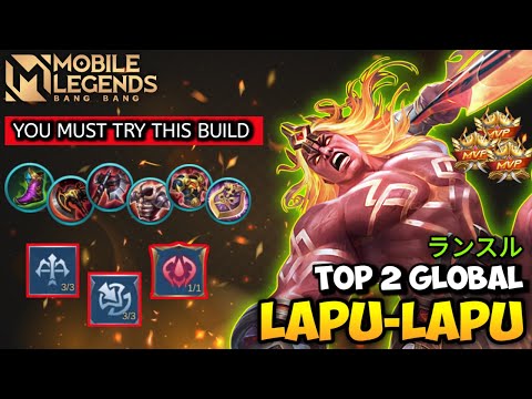 Lapu-lapu Best Build 2021 || Top 2 Global Lapu-lapu By ランスル - MLBB