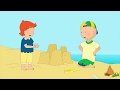 NEW CAILLOU GOES TO THE BEACH Videos For Kids Cartoon Movie