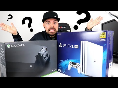 Xbox One X vs PS4 Pro...What's In The Box...Which One Should You Buy??