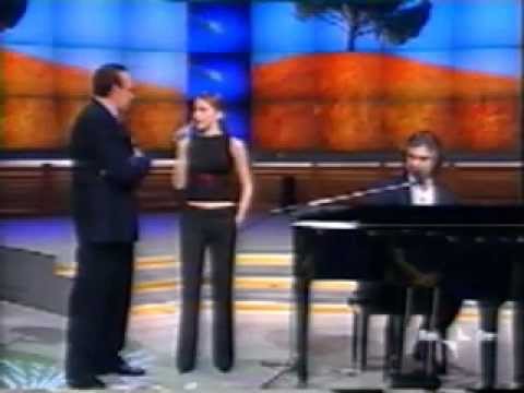 Helena Hellwig e Andrea Bocelli a Novecento