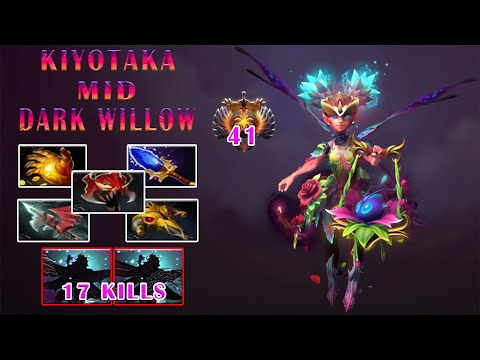 Kiyotaka [Dark Willow] Midlane New Toxic Hero With 17 Kills - Dota 2 Pro Highlights