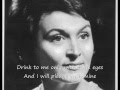 'Drink to Me Only with Thine Eyes' - Rita Streich, soprano