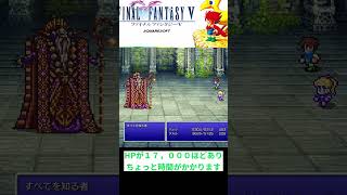 ファイナルファンタジーV　すべてを知る者戦　#FFV #レトロゲーム