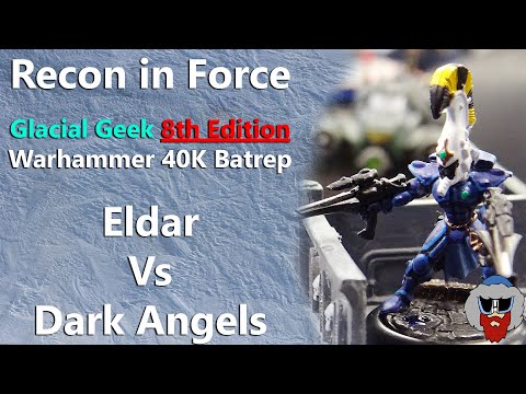 Eldar VS Dark Angels - Warhammer 40K Batrep - 1,750pts