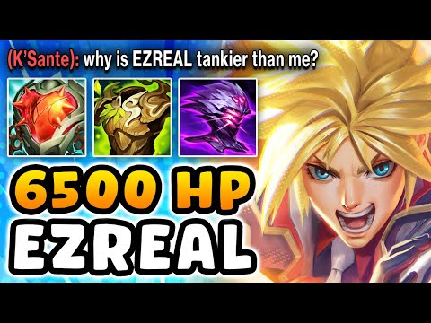 I built TANK on Ezreal Top and it's a Literal Cheat Code (6500+ HP, 1V5 MOST DAMAGE, UNKILLABLE)