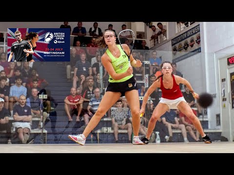 British Junior Open 2022  Final - Torrie Malik v Caroline Fouts