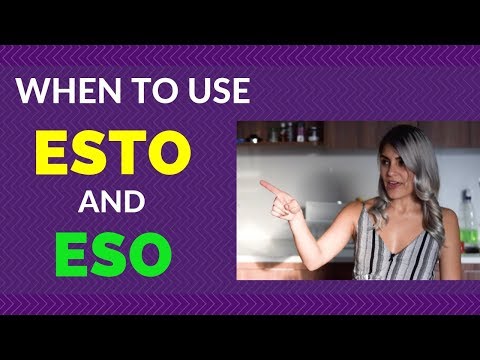 How To Use ESTO and ESO