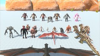 Goro Team VS Infernals & Fantasy  - Animal Revolt Battle Simulator