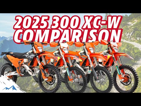 2025 KTM 300 XCW Models Breakdown - Base, Champion, Hard Enduro, and Factory Editions