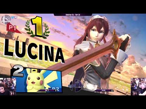 Mr. E (Lucina) vs. H4DS (Pikachu) - Orbitar 76 - Winners Top 32