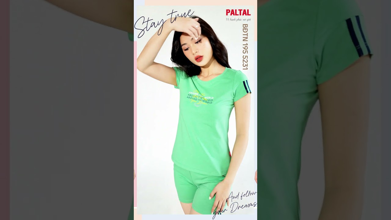 Set đồ bộ nữ kiểu quần đùi nữ kiểu quần đùi tay ngắn chất cotton siêu mát 195p 5231