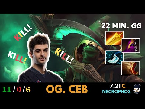 OG CEB(7ckngMad) - NECROPHOS GAMEPLAY - INSANE META - DOTA 2 7.21C