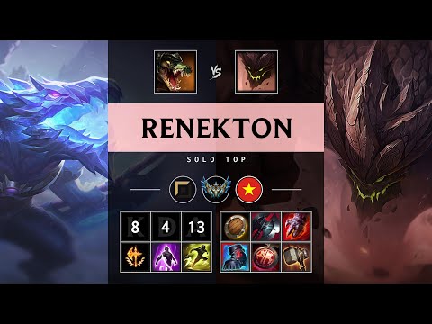 Renekton Top vs Malphite - VN Challenger Patch 25.17