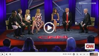 Get to Know Donald Trump's family - MUST SEE INTERVIEW CNN town hall interview 4/12/16