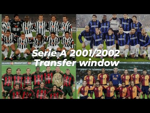 SERIE A 2001/2002 TRANSFERS #football #italy #seriea #transferswindows #transfer