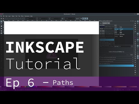 Inkscape tutorial Ep - 6 Paths