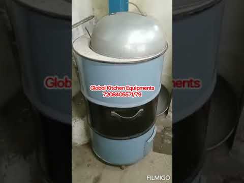 Coal Operated Commercial Cooking Range Clay Tandoor Drum Tandoor, For Restaurant