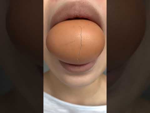 asmr EGG eating sounds