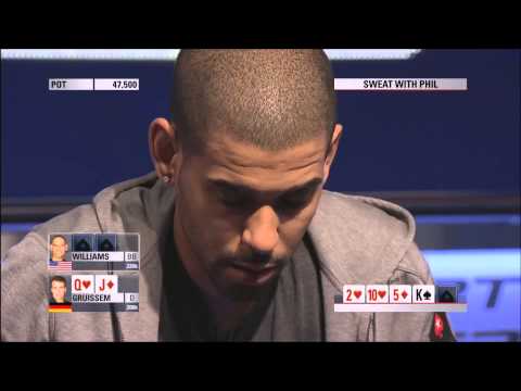 Sweat With PHIL GRUISSEM - WILLIAMS vs GRUISSEM - EPT 10 Grand Final - Poker Highlight