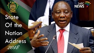 WATCH NOW: State Of The Nation Address 2018 - SABC News