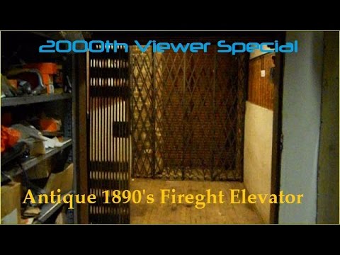 2000th Viewer Special: Historic 1890's Gated OTIS Elevator at Cycle Warehouse: Butler, PA