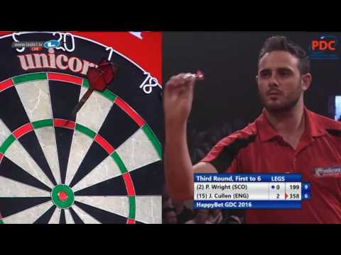 2016 German Darts Championship Round 3 Wright vs Cullen