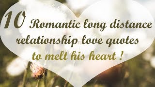 15 Romantic long distance relationship love quotes