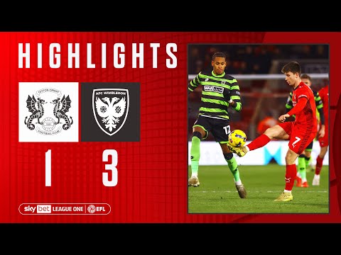 Highlights: Leyton Orient 1-3 AFC Wimbledon