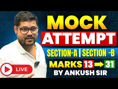 👍🏻 Live Mock Attempt  Section A & Section B | IBPS Clerk Mains 2025 | Reasoning By Ankush Lamba